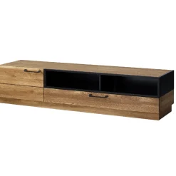 Meuble TV en bois de chêne Mozaik 25 - LoftStory
