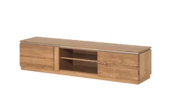Meuble TV en bois de chêne Monténégro 25 - LoftStory