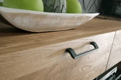Meuble TV en bois de chêne Mozaik 24 - LoftStory