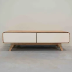 Meuble TV en bois massif de chêne Oslo 1 - VESKOR