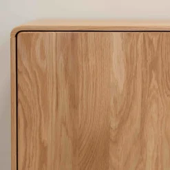 Meuble TV en bois massif de chêne AMANDI - VESKOR