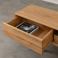 Meuble TV en bois massif de chêne Kodama - VESKOR