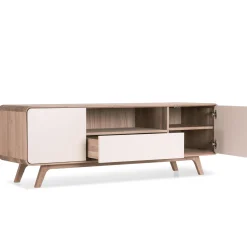 Meuble TV en bois massif de chêne Oslo 3 - VESKOR
