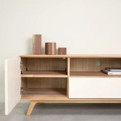Meuble TV en bois massif de chêne Oslo 2 - VESKOR