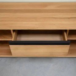 Meuble TV en bois massif de chêne Bremen - NordicStory