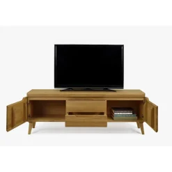 Meuble TV en bois massif de chêne Milan - NordicStory
