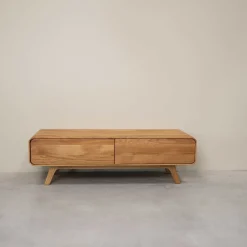 Meuble TV en bois massif de chêne Genève - NordicStory