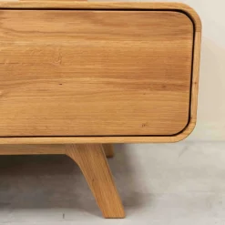 Meuble TV en bois massif de chêne Genève - NordicStory