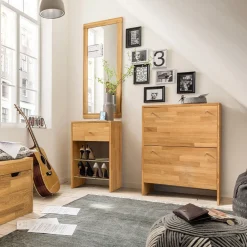 Miroir en bois massif de chêne Téramo - NordicStory