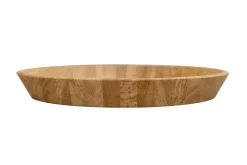 Plateau décoratif ovale en bois massif de chêne Lola - NordicStory