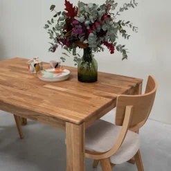 Table à manger en bois massif de chêne Mauritz 4 - NordicStory