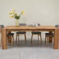 Table à manger en bois massif de chêne Mauritz 3 - NordicStory