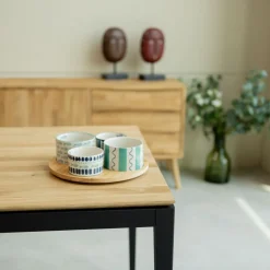 Table à manger en bois massif de chêne Madrid - NordicStory