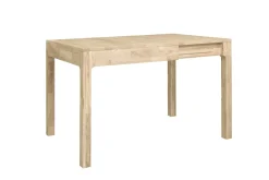 Table à manger extensible en bois massif de chêne Marsi - NordicStory