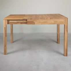 Table à manger extensible en bois massif de chêne Marsi - NordicStory