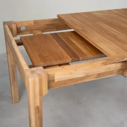 Table à manger extensible en bois massif de chêne Marsi - NordicStory