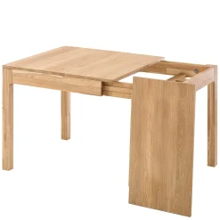 Table à manger extensible en bois massif de chêne Marsi - NordicStory