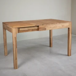 Table à manger extensible en bois massif de chêne Marsi - NordicStory