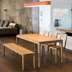Table à manger extensible en bois massif CREATIV - KARPIS