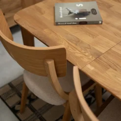 Table à manger extensible en bois massif de chêne France - NordicStory