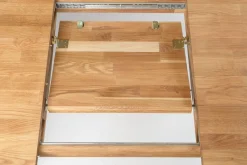 Table à manger extensible en bois massif de chêne France - NordicStory