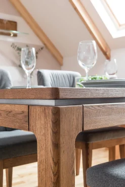 Table à manger extensible en bois de chêne Monténégro 40 - LoftStory