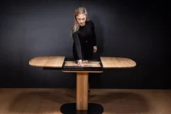 Table à manger extensible en bois massif LUNA - KARPIS