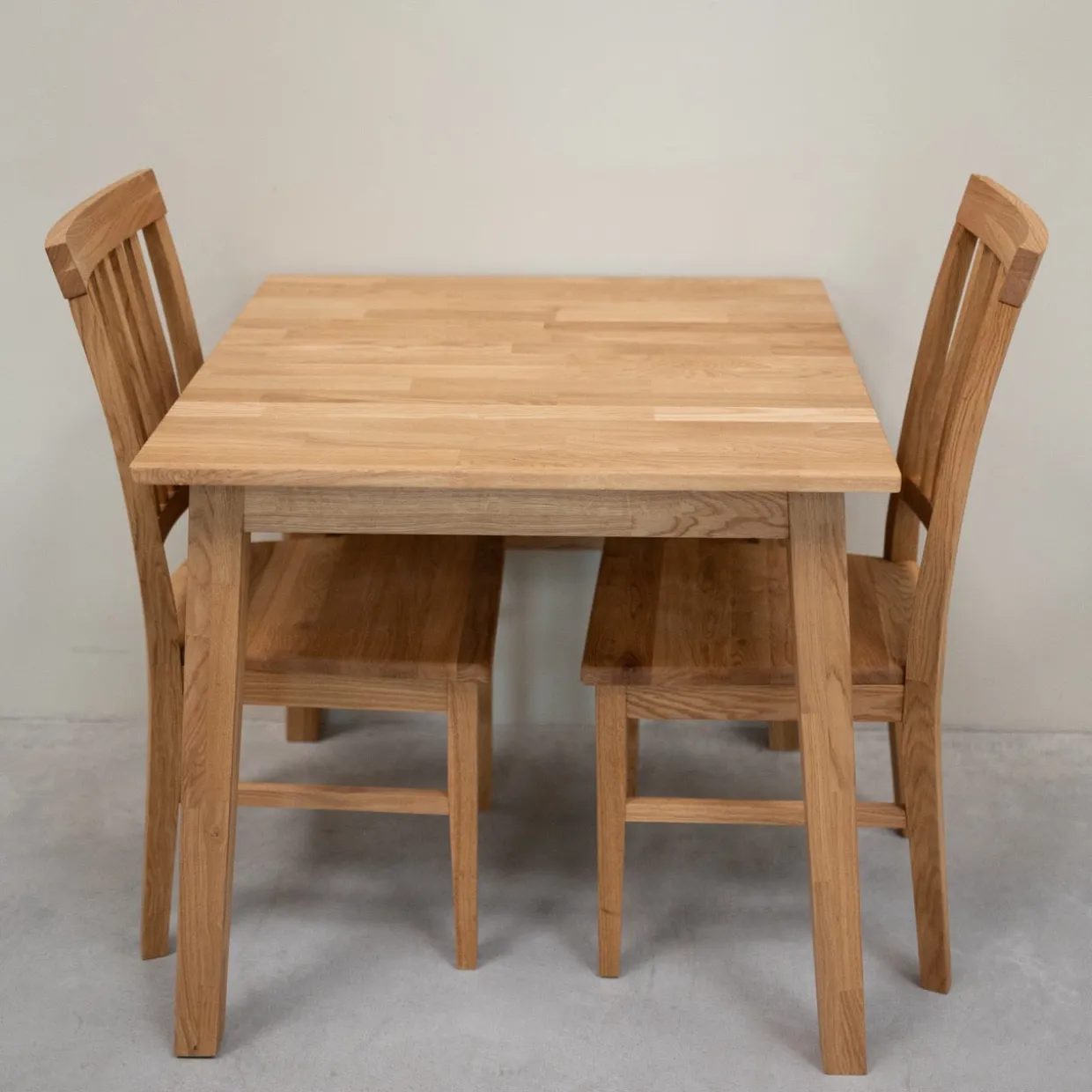 Table à manger extensible en bois massif de chêne Tomas - VESKOR