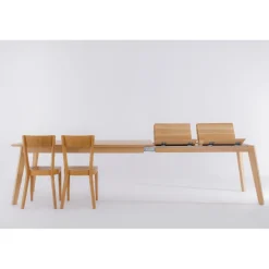 Table à manger extensible en bois massif PREMIER - KARPIS