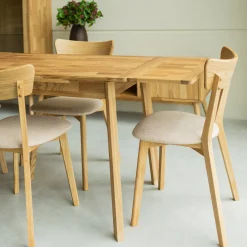 Table à manger extensible en chêne massif Mini 1 - NordicStory