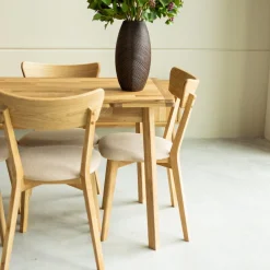 Table à manger extensible en chêne massif Mini 1 - NordicStory