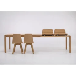 Table à manger extensible en bois massif GOLF - KARPIS