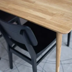 Table à manger extensible en bois massif de chêne Malmo 2 - VESKOR