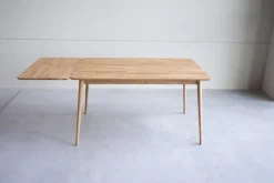 Table à manger extensible en bois massif de chêne Malmo 2 - VESKOR