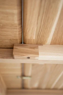 Table à manger extensible en bois massif de chêne Malmo 2 - VESKOR
