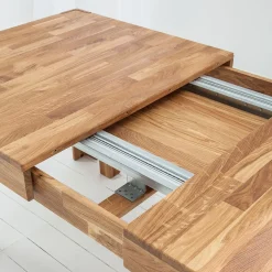 Table à manger extensible en chêne massif XL - NordicStory