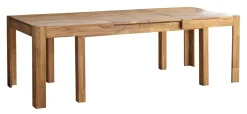 Table à manger extensible en chêne massif XL - NordicStory