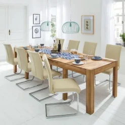 Table à manger extensible en chêne massif XL - NordicStory