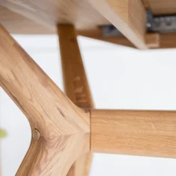 Table à manger extensible en bois massif de chêne Carmen - NordicStory