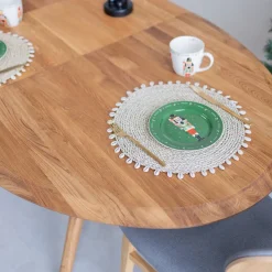 Table à manger extensible en bois massif de chêne Carmen - NordicStory