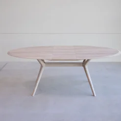 Table à manger extensible en bois massif de chêne Carmen - NordicStory