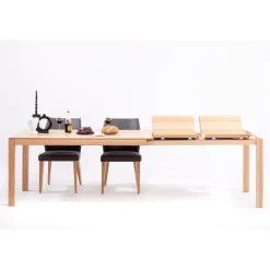 Table à manger extensible en bois massif VERDI - KARPIS