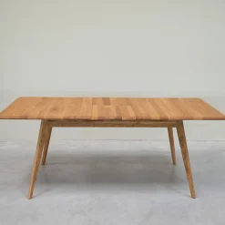 Table à manger extensible en bois massif de chêne Genève - NordicStory