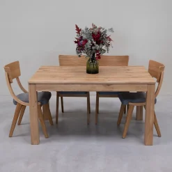 Table à manger extensible en bois massif de chêne L2 - NordicStory