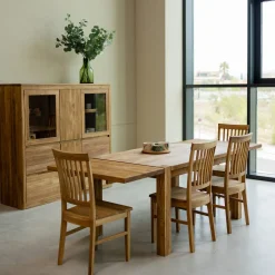 Table à manger extensible en chêne massif Mauritz 1 - NordicStory