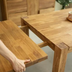 Table à manger extensible en chêne massif Mauritz 1 - NordicStory