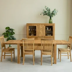 Table à manger extensible en chêne massif Mauritz 1 - NordicStory