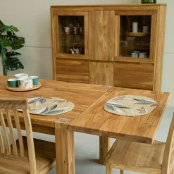 Table à manger extensible en chêne massif Mauritz 1 - NordicStory