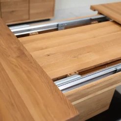 Table à manger extensible en bois massif de chêne Bremen - NordicStory
