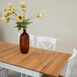 Table à manger extensible en bois massif Lausanne - VESKOR